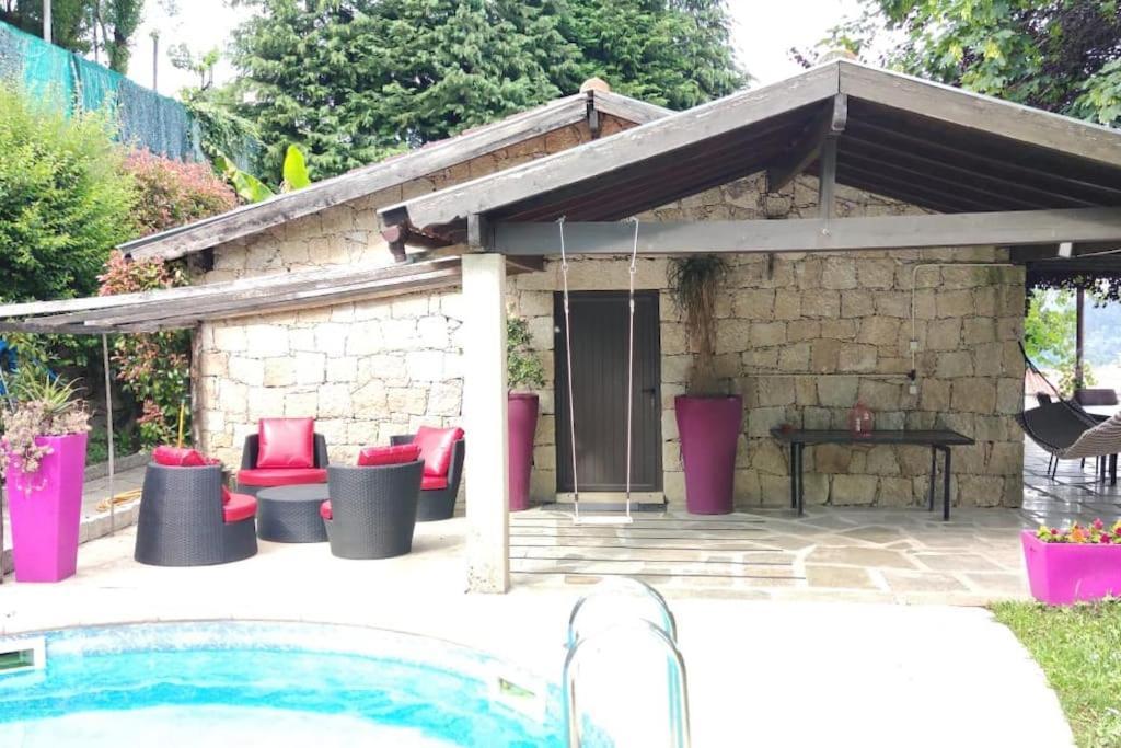 Pool House Au Coeur Du Geres A Rio Caldo Villa Buitenkant foto