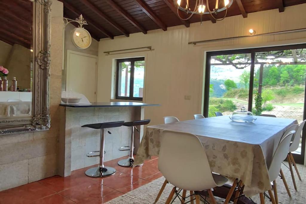 Pool House Au Coeur Du Geres A Rio Caldo Villa Buitenkant foto